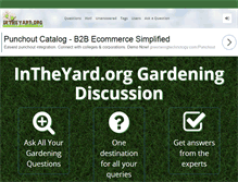 Tablet Screenshot of intheyard.org